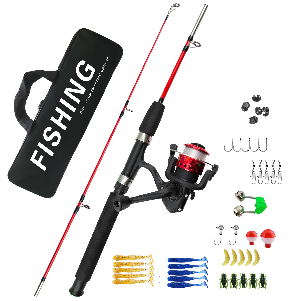 Fishing Rod Ice - Yeni Başlayanlar İçin 2 Parçalı Buz