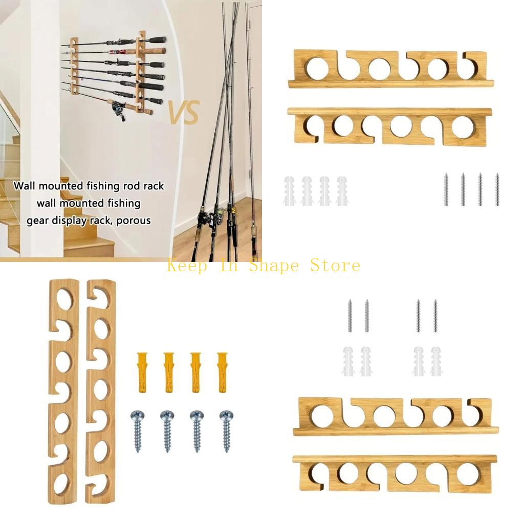 Fishing Rod Rack - U1JC Duvar veya Monte Olta Askısı