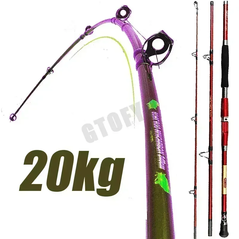 Fishing Rod Surf - 1.8M 2.1M 2.4M Taşınabilir 3 Parçalı