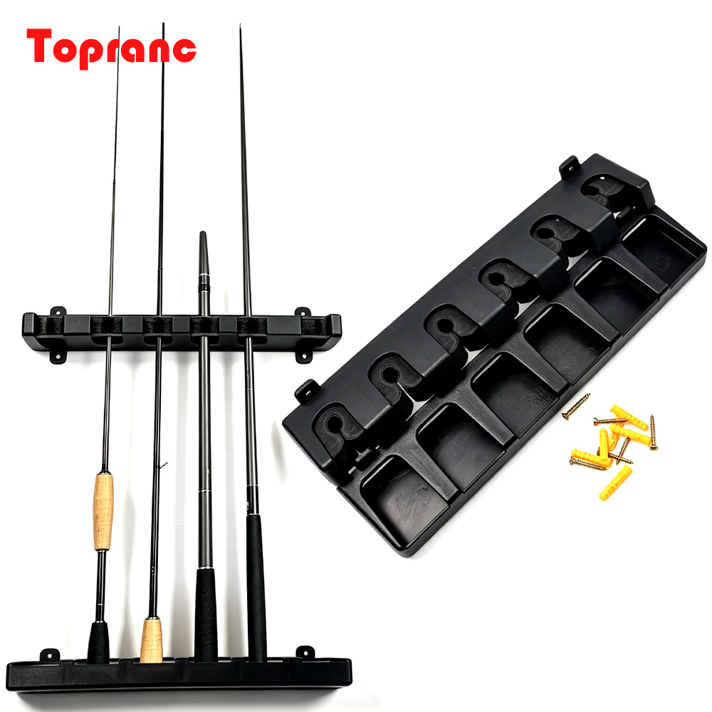 Fishing Rod Rack - Topranc Yatay Duvara Monte Olta Tutucuları,