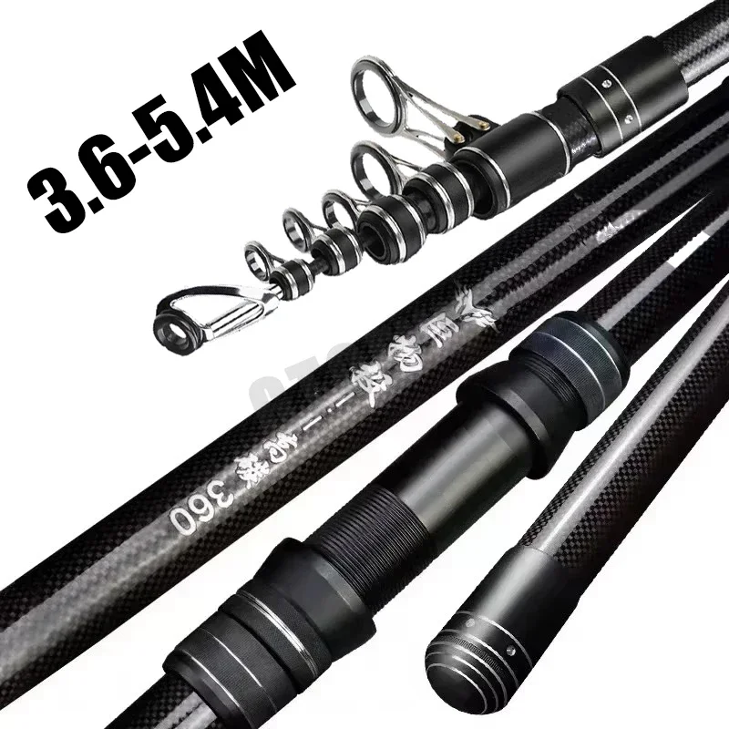 Fishing Rod Surf - 3.6m 4.5m 5.0m 5.4m Teleskopik Olta