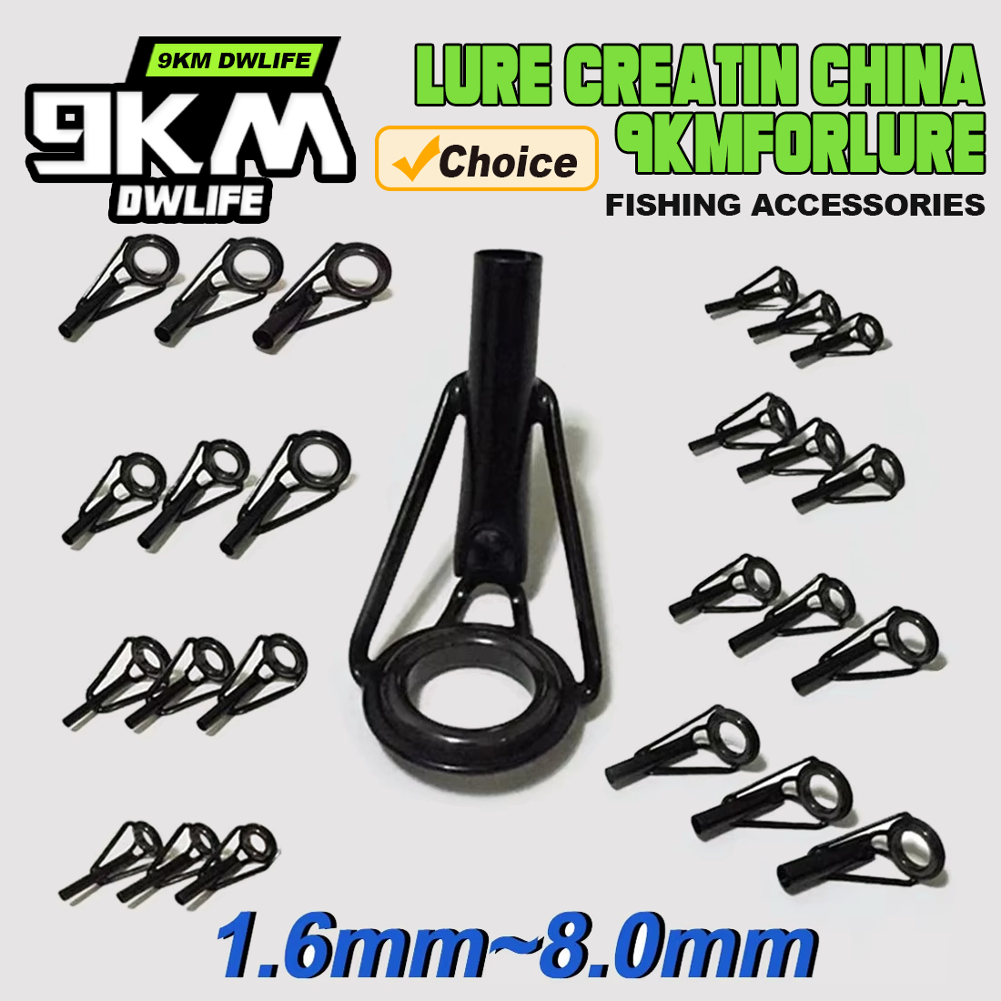 Fishing Rod Guide Replacement - 5 adet Olta Ucu Kılavuzları tamir