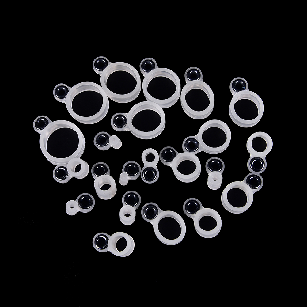 Fishing Rod Guide Replacement - 14 adet olta tel halka silikon