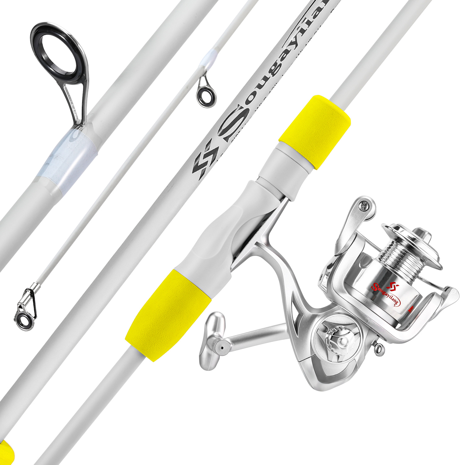 Fishing Rod Carbon Fiber - Sougayilang 2 Bölümlü Spin Olta Kamışı