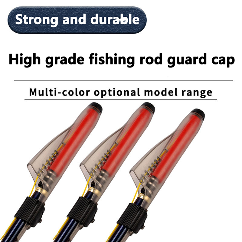 Fishing Rod Case - 1 adet şeffaf olta ucu kapağı