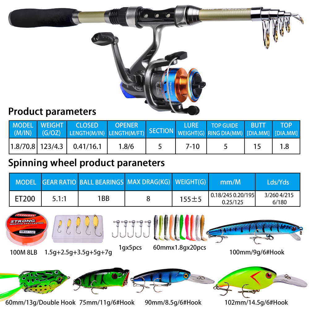 40 parçalı yeni deniz çubuklar - Fishing Rod Fly incelemesi ve fiyatı