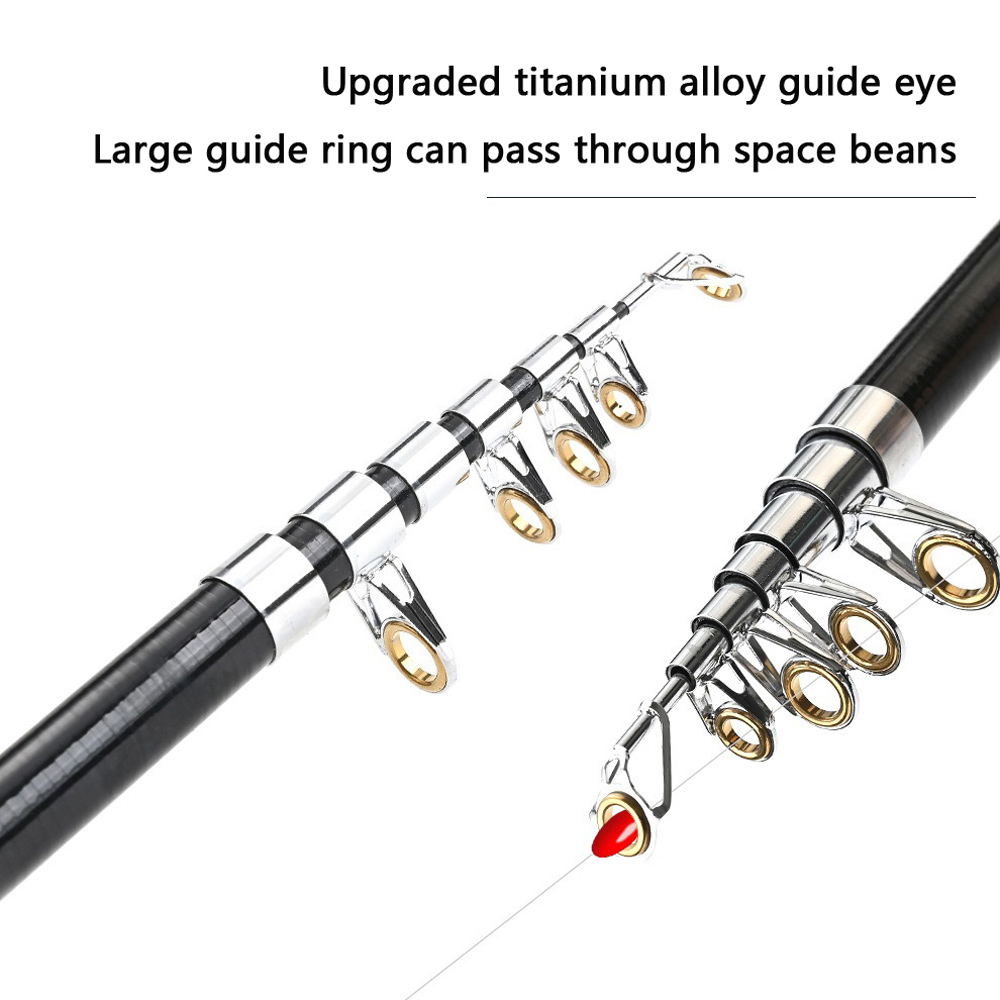 1 takım Dayanıklı Teleskopik M - Fishing Rod Combo incelemesi ve fiyatı