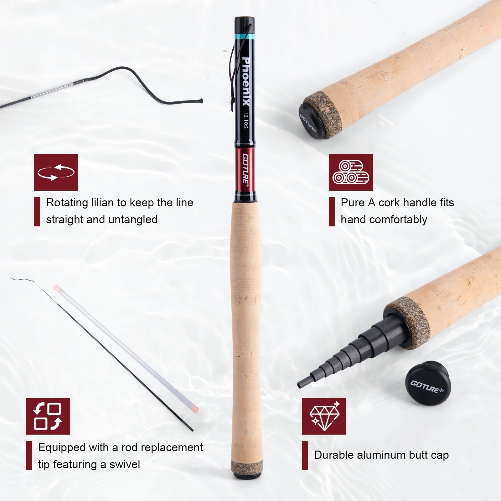 Goture 12FT 3.6M Tenkara Sinek - Fishing Rod Fly incelemesi ve fiyatı