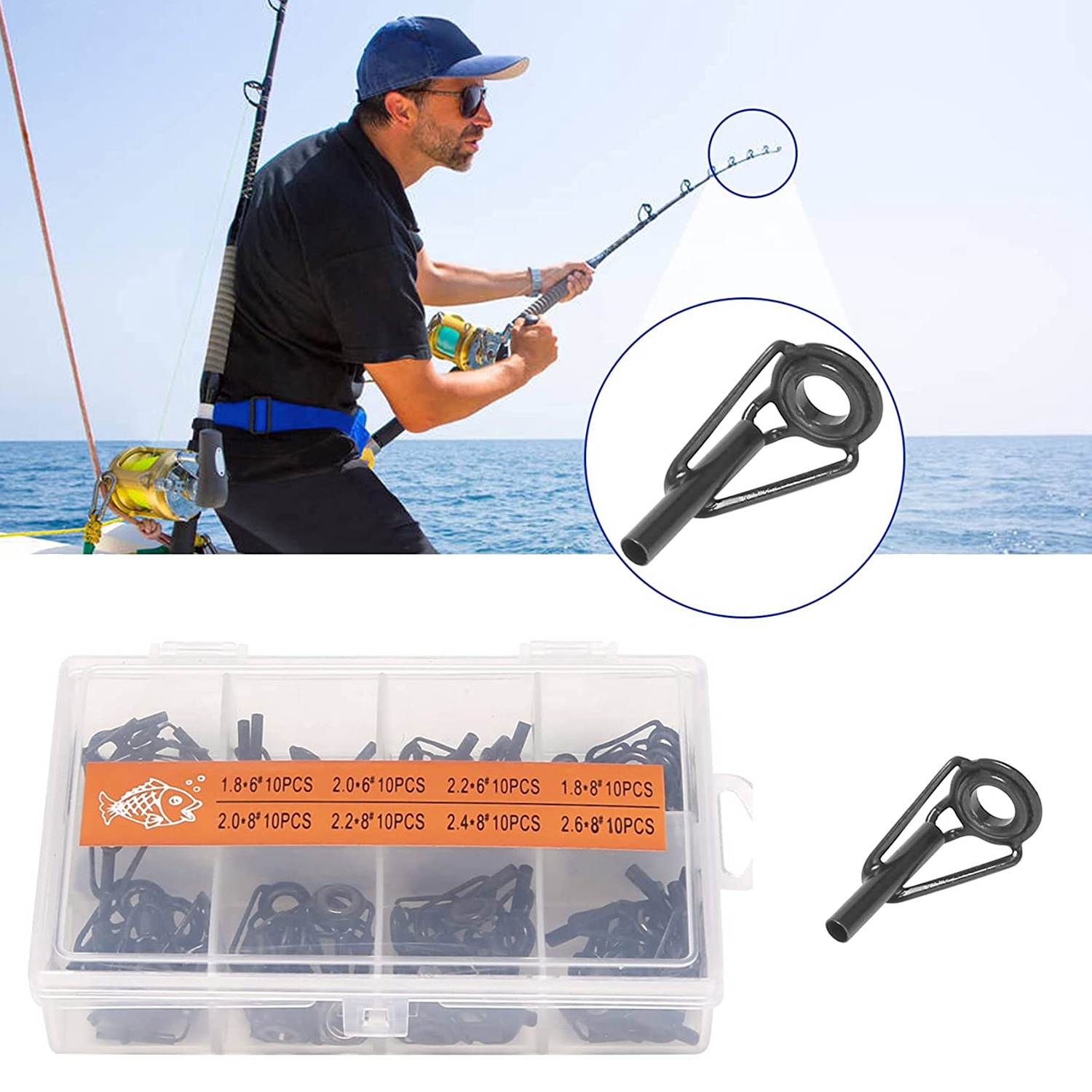 A69P-80 Parçaları Olta Ucu Tam - Fishing Rod Guide Replacement incelemesi ve fiyatı