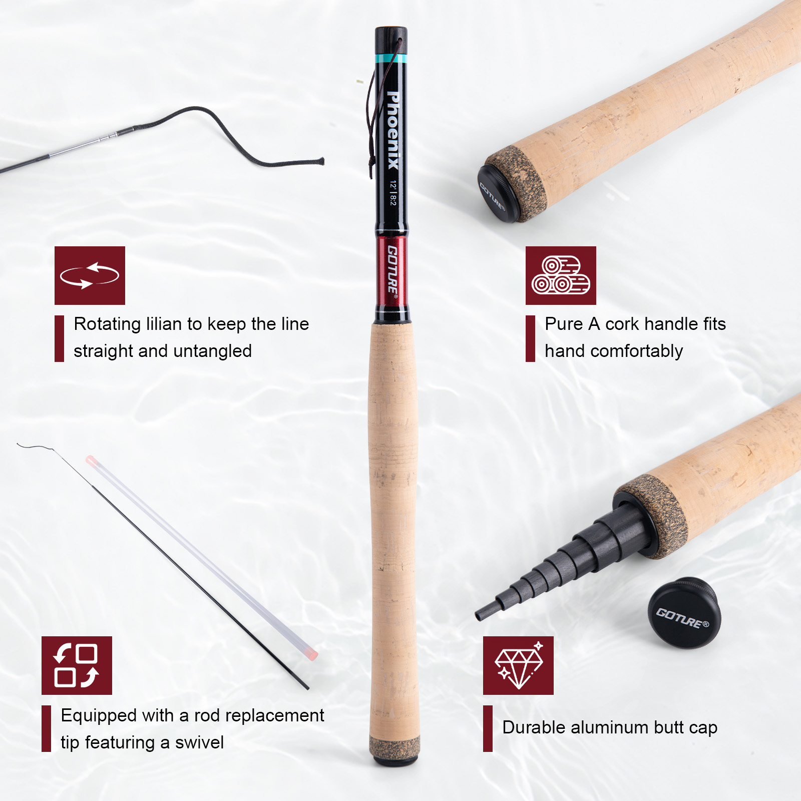 Goture 3.6m Tenkara Olta Seti, - Fishing Rod Fly incelemesi ve fiyatı