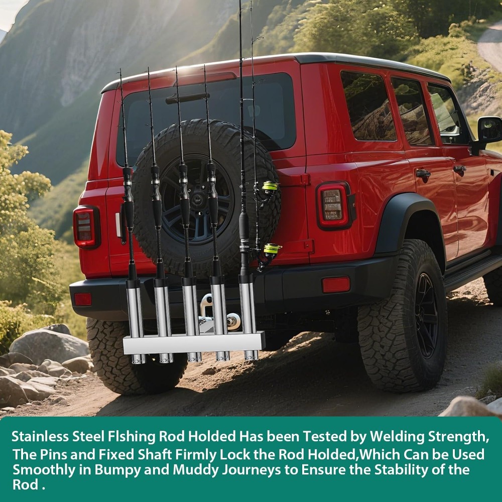 Hitch Mount Olta Tutucu 316 Pa - Fishing Rod Rack incelemesi ve fiyatı
