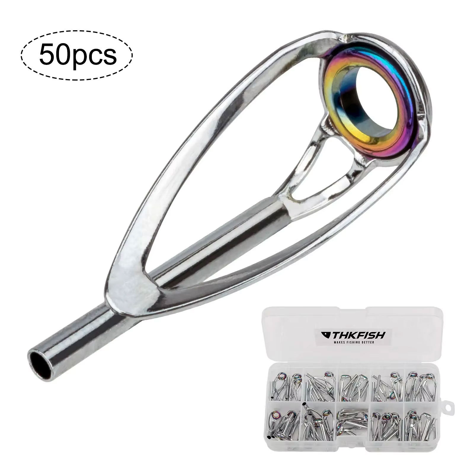 50 adet Olta Ucu Üst tamir kit - Fishing Rod Tip Replacement incelemesi ve fiyatı