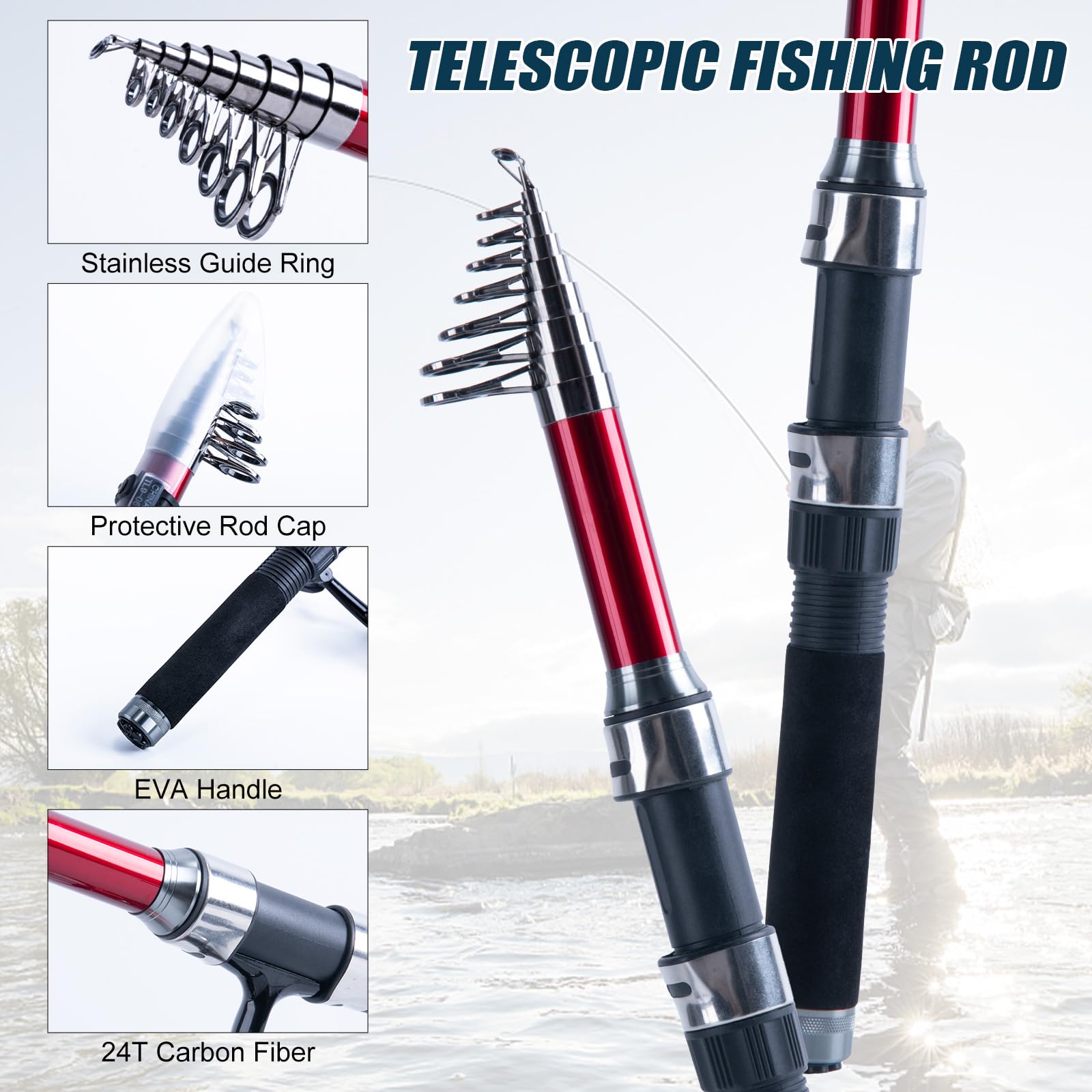 Goture 2 Adet Olta ve 2 Adet M - Fishing Rod Combo incelemesi ve fiyatı