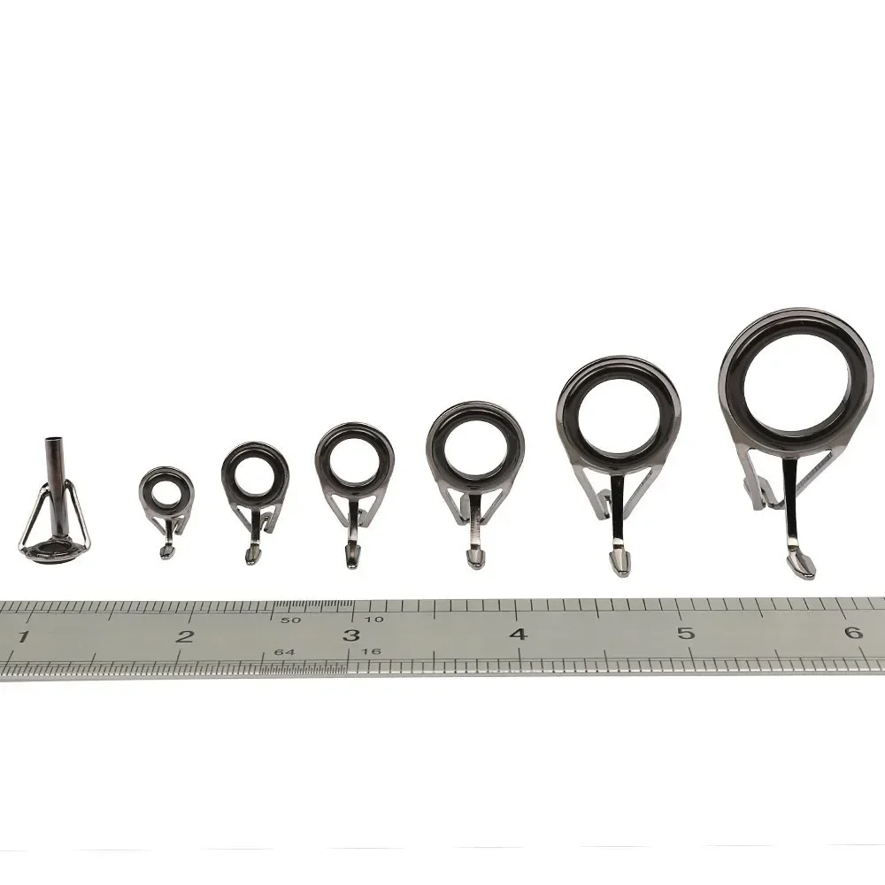 7 adet/takım olta takımı pasla - Fishing Rod Guide Replacement incelemesi ve fiyatı