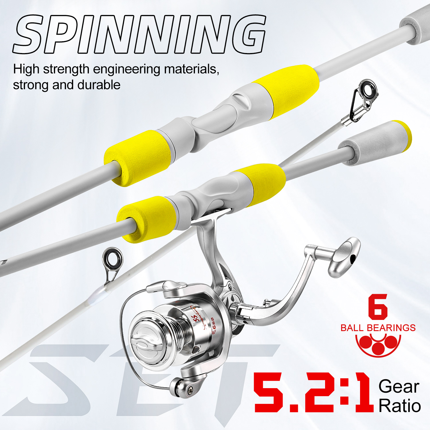 Sougayilang 2 Bölümlü Spin Olt - Fishing Rod Carbon Fiber incelemesi ve fiyatı